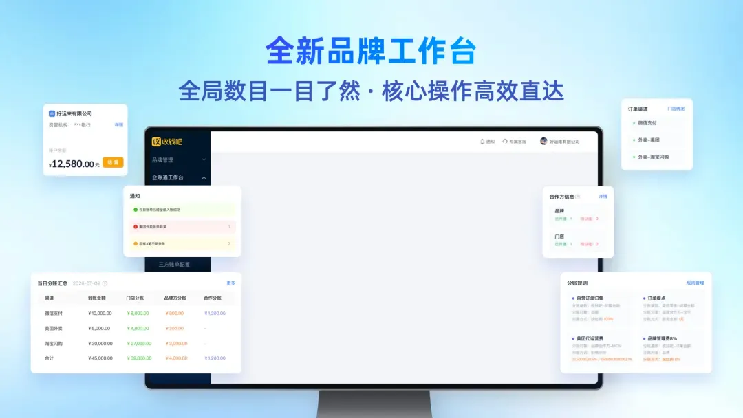 收钱吧企账通全新品牌工作台.webp